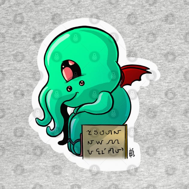 Lil Cthulu by BloodFuryArt